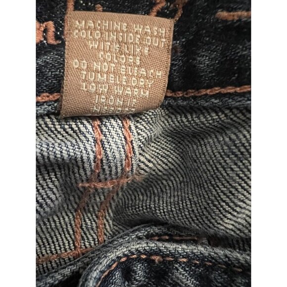 Abercrombie & Fitch Vintage Distressed Denim Bootcut Jeans 2 Stretch Pockets - Picture 6 of 7